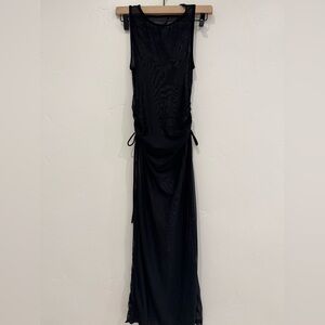 Black swimsuit cover